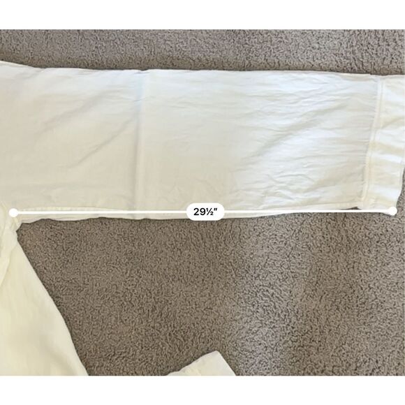 Wide Leg Linen Drawstring Pant - Picture 7 of 8